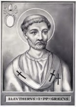 Eleutherus or Eleutherius (died around 189 in Rome, buried on the Vatican Hill) was Bishop of Rome