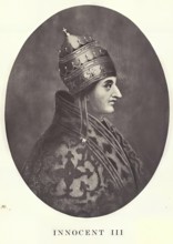 Innocent III (born Lotario dei Conti di Segni, Germanised as Lothar from the House of the Counts of