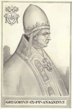 Gregory IX, originally Ugolino dei Conti di Segni (Hugo, from the House of the Counts of Segni)