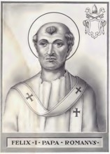 Felix I (lat. the Fortunate, born in Rome, died there on 30 December 274) was elected Bishop of