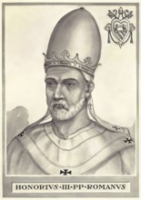 Honorius III, originally Cencio Savelli (born around 1148 in Rome, died 18 March 1227 in Rome), was