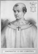 Formosus (born ca. 816, died 4 April 896 in Rome) was pope from 891 to 896, Historical, authentic,