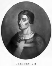 Gregory VII (born between 1025 and 1030 possibly in Sovana as Hildebrand (of Soana), died 25 May