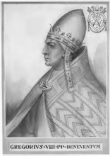 Gregory VIII, originally Albertus de Morra (born around 1100 (1105-1110?) in Benevento, died 17