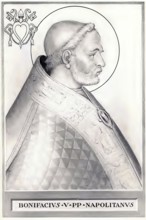 Boniface V (born in Naples, died 25 October 625) was pope from 23 December 619 until his death,