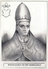 Boniface VI was informally appointed pope by the opponents of his predecessor Formosus in April 896