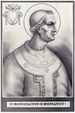 Boniface I was Pope in Rome from December 28, 418 to September 4, 422, historical, authentic,