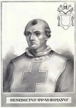Benedict VI (born in Rome, died there in July 974) was pope from 19 January 973 to June or July