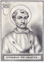 Anterus (also Anteros, died 3 January 236 in Rome) was Bishop of Rome from 235 to 236, Historical,