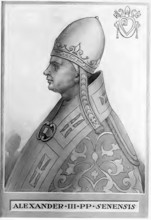 Pope Alexander III (born around 1100 or 1105 in Siena, probably as Rolando Bandinelli, died 30