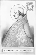 Adeodatus I, also known as Deusdedit I, died November 8, 618 in Rome, was Pope from October 19, 615