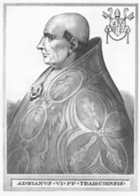 Hadrian VI, whose civil name was Adriaan Floriszoon Boeyens or Adriaan Florisz d'Edel, then spelled