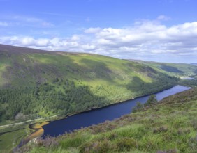 Upper Lake, Wicklow Mountains National Park, Glendalough, Brockagh, Co. Wicklow, Ireland