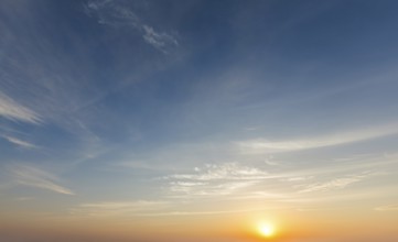 Beautiful dramatic scenic sunset sky background