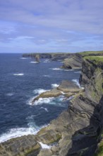 Cliff coast of, Kilkee, County Clare, Ireland