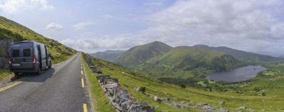 Drive to Healy Pass on the right Glanmore Lake, Coolcreen, Glanmore, Kerry, Ireland
