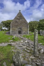 Church Ruins and Ogham Stone, Kilmalkedar, Kerry, Ireland