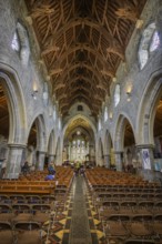Interior view of St. Canice's Cathedral, Kilkenny, County Kilkenny, Ireland