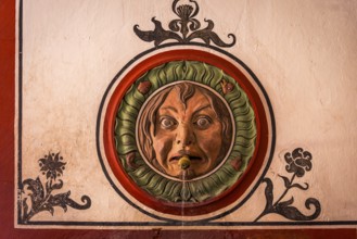 Fountain in the courtyard of the Red Town Hall, Basel