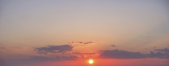 Beautiful dramatic scenic sunset sky background