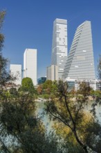 Roche Tower on the Rhine in Basel