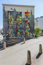 Malaga loves Basel, street art at Kohlenberg, Basel