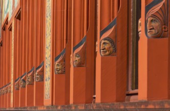 Facade design in the courtyard, City Hall, Basel