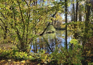 The River Lippe, GrÃ¼ner Winkel, LaumannshÃ¼gel, Lippeaue, Lippstadt, North Rhine-Westphalia,