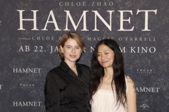 Jessie Buckley and Chloé Zhao, Hamnet, German premiere at the Delphi Filmpalast, Berlin, 8.12.2025