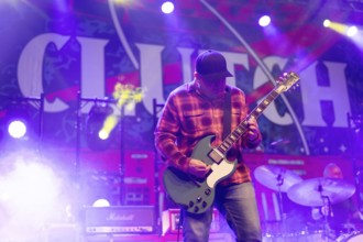 Tim Sult, guitarist from Clutch, live on UK & European Tour 2025 at Huxleys Neue Welt in Berlin on