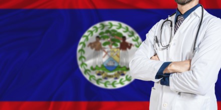 Belize national health system. Belize health and medical insurance concept