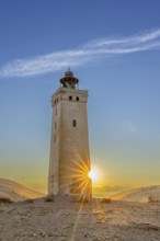 Rubjerg Knude Fyr / Rubjerg Knude lighthouse in the sand dunes on the top of LÃ¸nstrup Klint at