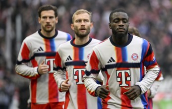 Dayot Upamecano FC Bayern Munich FCB (02) Konrad Laimer FC Bayern Munich FCB (27) Leon Goretzka FC