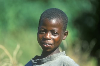 Portrait of a local boy Kande, Malawi, Africa, July 2000, vintage, retro, old, historical