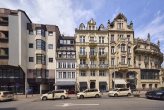 Row of houses, general architecture, modern buildings, historic buildings, residential buildings