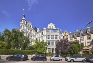 Wilhelminian district Rheingauviertel, residential area, historic residential buildings,