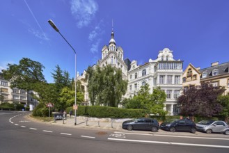 Wilhelminian district Rheingauviertel, historic residential buildings, architectural style