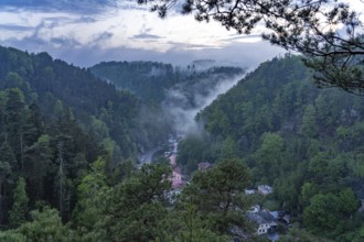 View of the valley on HÅ™ensko, Czech Republic