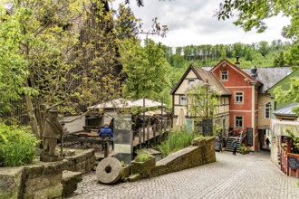 The village of Schmilka, Bad Schandau, Saxony, Germany