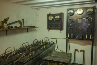 Old battery plant in mill building, Skerries, County Dublin, Ireland