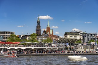 The St. Pauli LandungsbrÃ¼cken at Hafengeburtstag Hamburg 2025 in the Free Hanseatic City of
