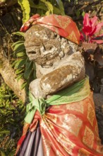 Statue in Puri Saren Agung temple, in the residence of the royal family of Ubud, Ubud, Bali,