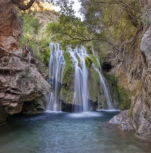 MAR, Akchour, Waterfall, Pano, HDR