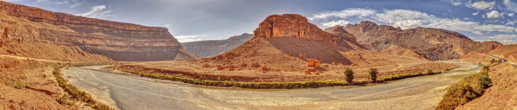 MAR, Achbaro, Ziz Canyon, Pano, HDR