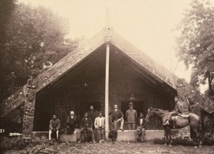 Te Mana o Tueranga Assembly House, 1903, 1913, Photo Augustus Hamilton, Maori, Historic Photo,