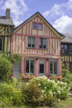 Timbered houses, Le Bec-Hellouin, Eure, France