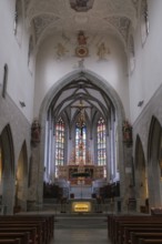 Interior view of Radolfzell Cathedral of Our Lady, Radolfzell am Lake Constance, Konstanz district,