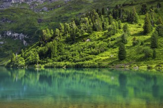 Engstlensee on Engstlenalp in Gental, Canton of Bern, Switzerland