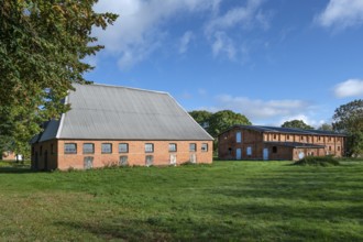 Historic poultry and pigsty from 1923 at the Othenstorf estate, Othenstorf, Mecklenburg-Western