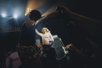 Charlotte Cooper, singer and bass player from The Subways live on For Eternity Tour 2025 at Hole44